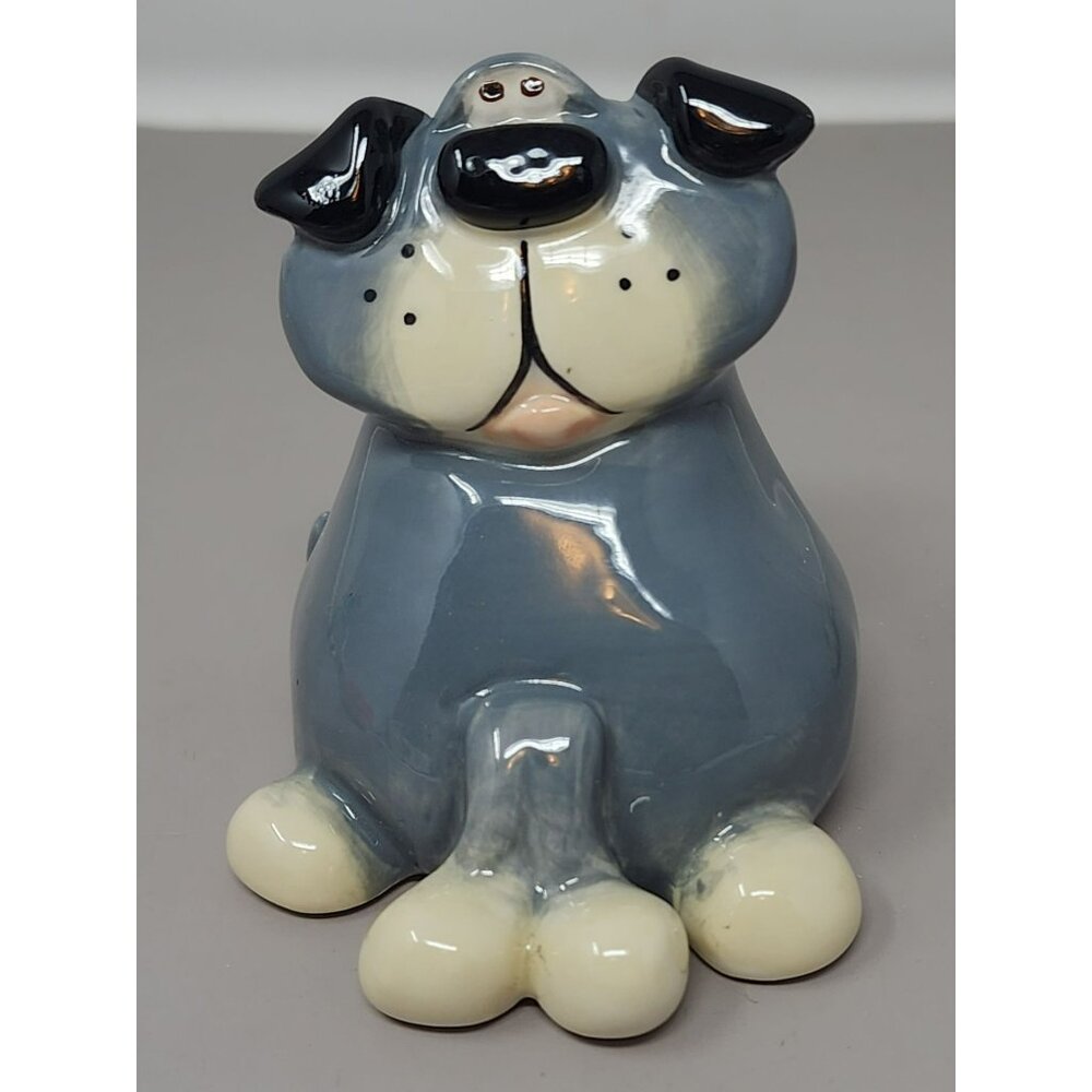 Vintage Douglas Russ Signed‎ Berrie Porcelain Dog Kitchy Unique
